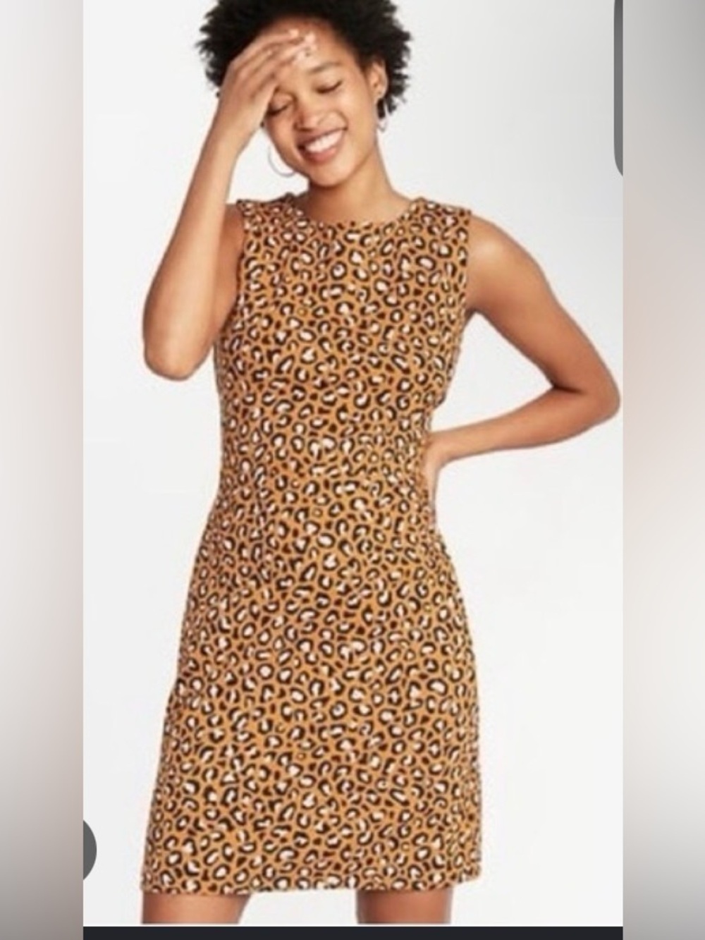 NWT Old Navy Leopard Print Sheath Dress